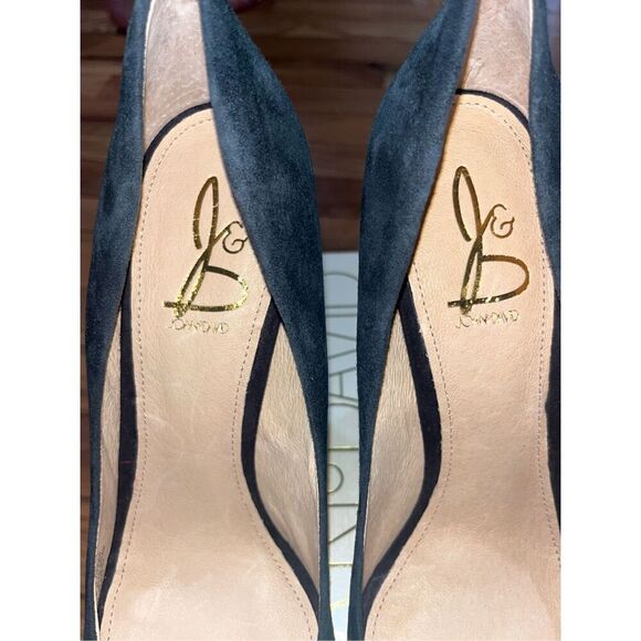 JOAN & DAVID Navy Dadelsa Patent Leather Stiletto Pump Shoes Heels Size 10 - Picture 5 of 10